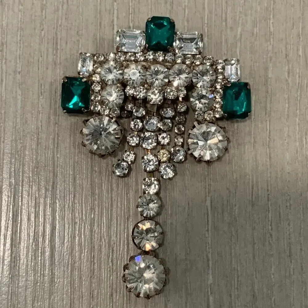 Vintage Rhinestone Brooch